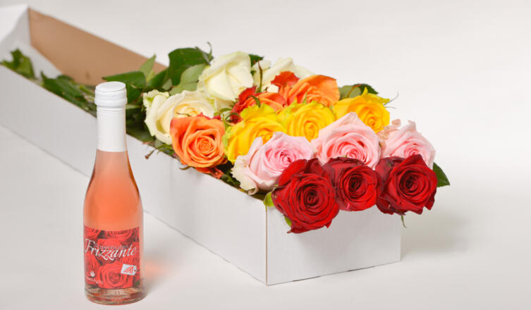 Frizzante und Rosen der Erlebnisgärtnerei Bergmoser