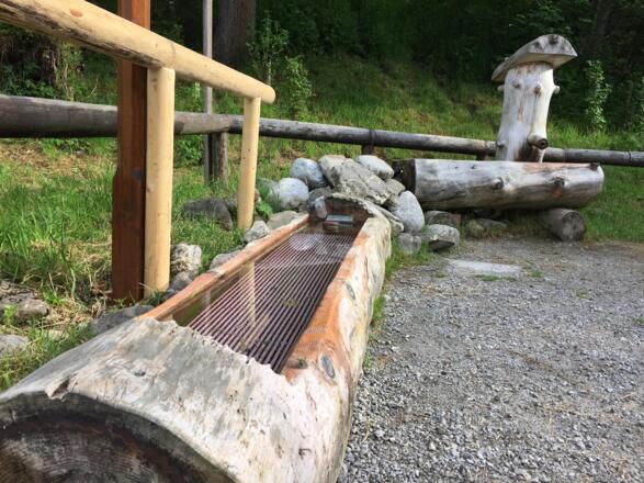 Schwefelquelle Hirschegg Sommer