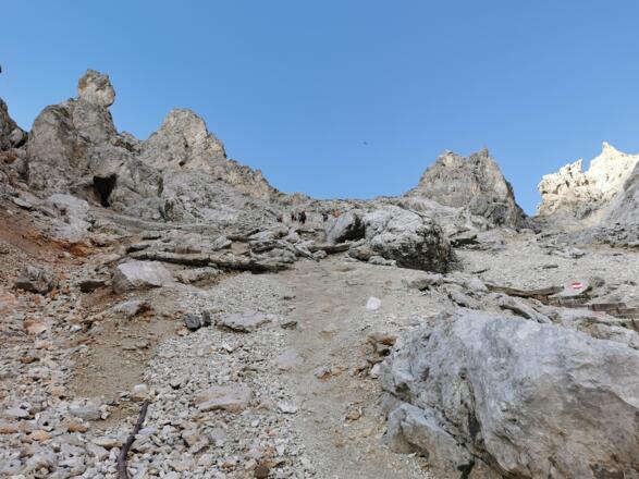 auf rutschigem Untergrund geht es abwärts