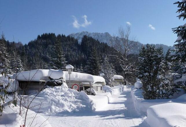 Campen in Winteridylle
