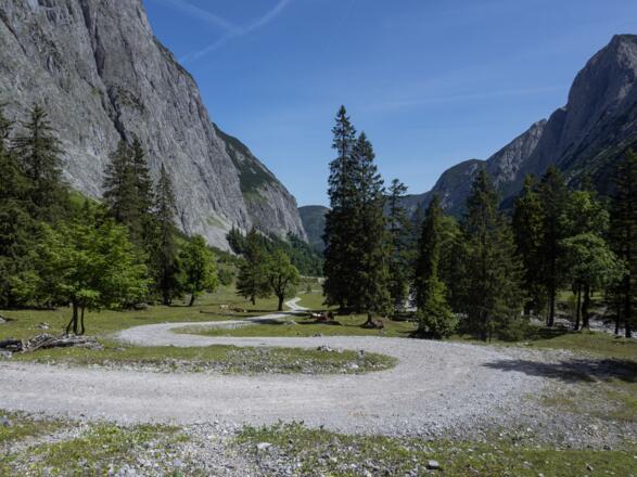 Durch das Laliderertal auf die Falkenhütte
