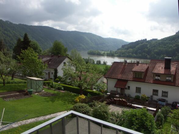 Blick vom Balkon