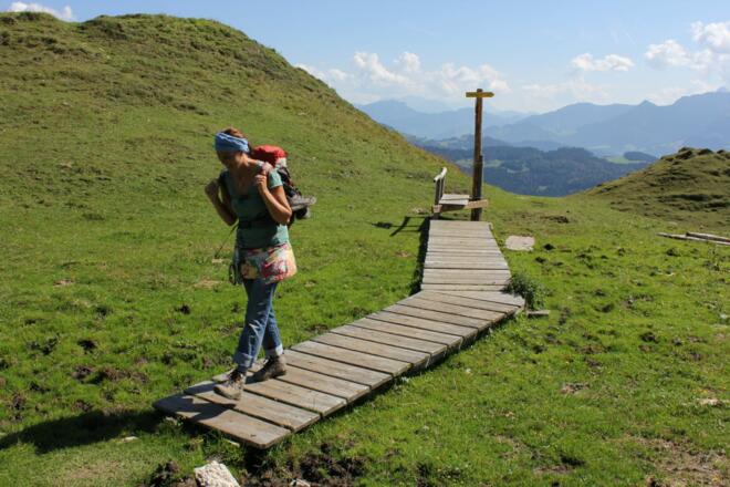 Kurz vor der Kranzhorn Alm