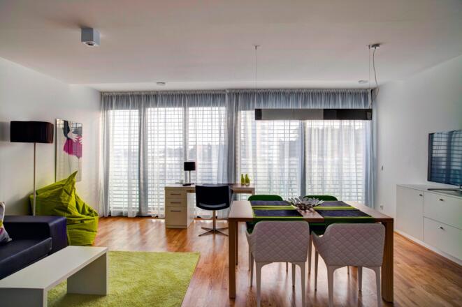 City Home Linz Wohnzimmer