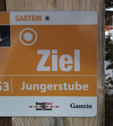 Jungerstube - "Ziel" sneeuwrakettenwandeling