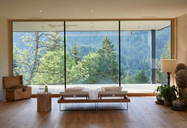 Ruheraum mit Panoramablick