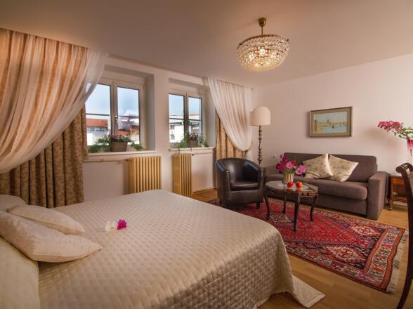 Austria Classic Hotel Wolfinger Zimmer mit Blick