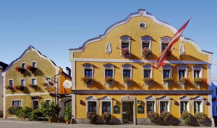 Vitalhotel Ansicht mit Eingang