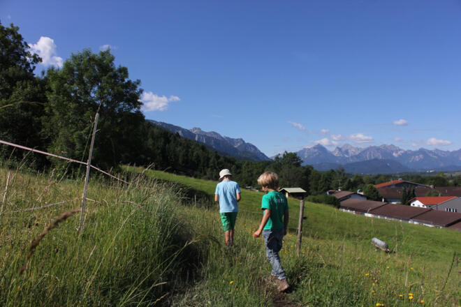 Start oberhalb der Talkstation