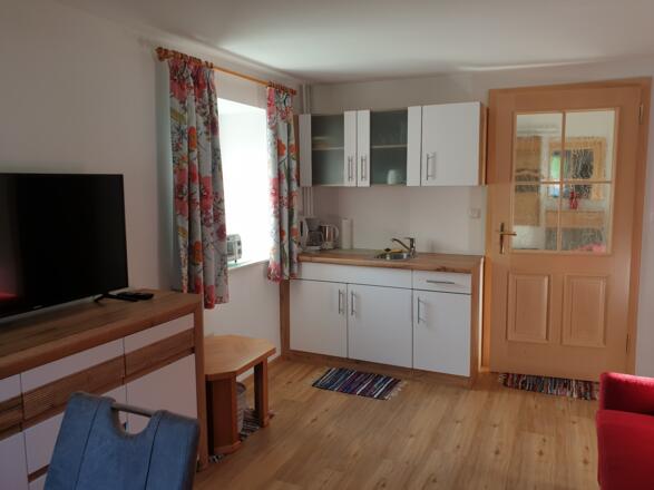 Schlafzimmer der Ferienwohnung im Haus 66 in Obertraun