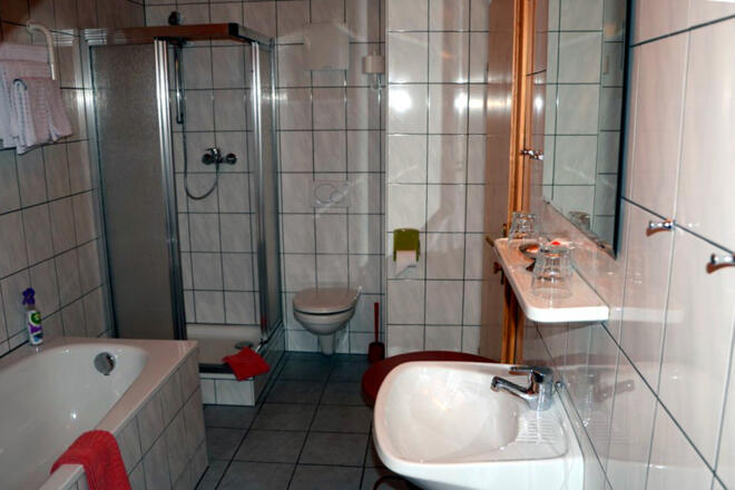 Ausblick Komfortstudio der Pension Hallberg