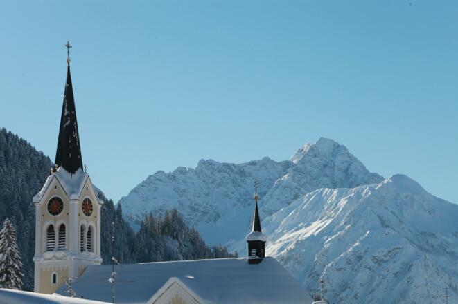 Aussicht mit Blick zum Widderstein