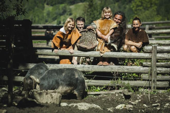 Ötzi-Dorf Tiere