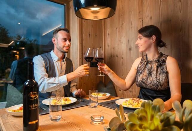 Abendessen im Chalet