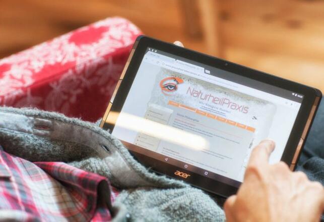 Tablet um all Ihre Wünsche aufnehmen zu können