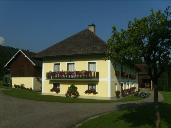 Garten mit Schaukel