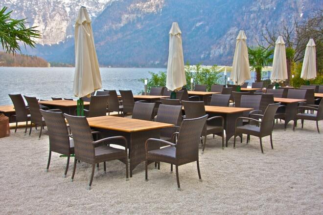 Terrasse Seehotel Grüner Baum