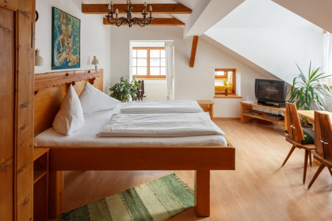Aussicht Studio Pension Hallberg