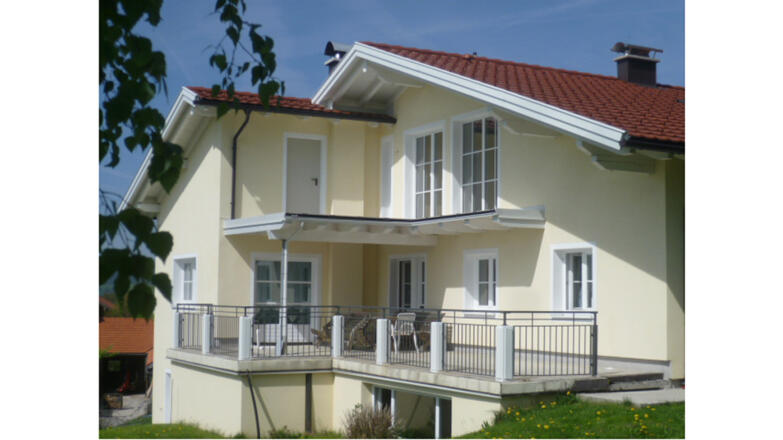 Terrassenblick im Winter