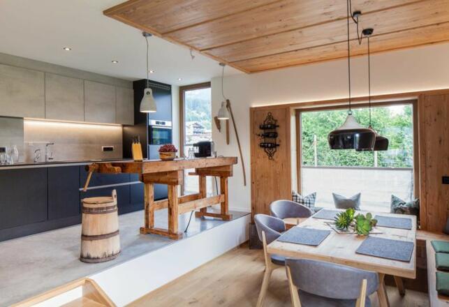 Küche mit Esszimmer