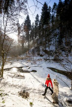 Wandern Winter