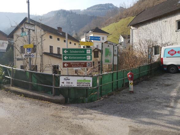 Bahnhof - Schoberstein - Grünburger Hütte