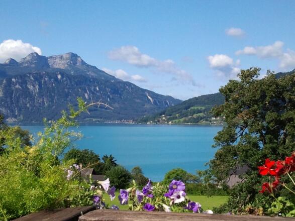 Attersee-Privatzimmer Haus Loy Fewo Wohn-Schlafraum