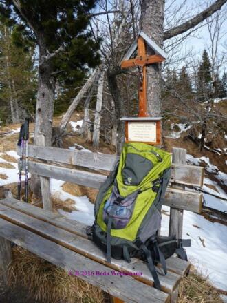 Gipfelbank am Salober (1293 m)