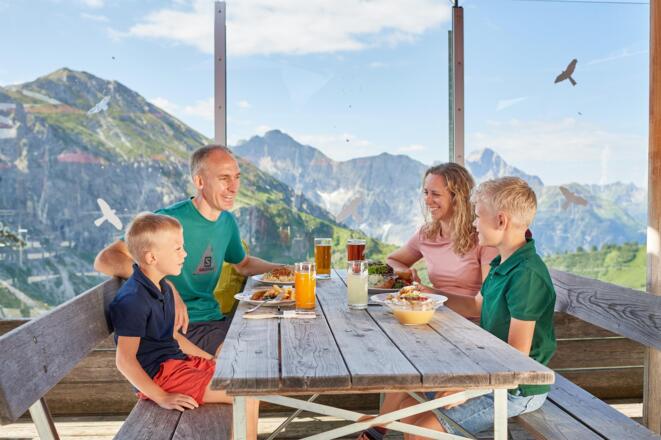 Pause im Panoramarestaurant