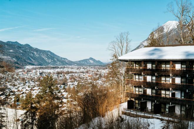 Blick über Garmisch-Partenkirchen