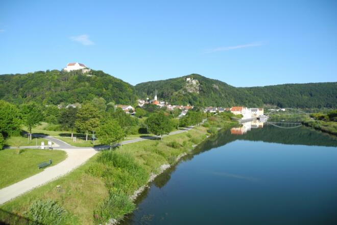 Blick auf Riedenburg im Altmühltal