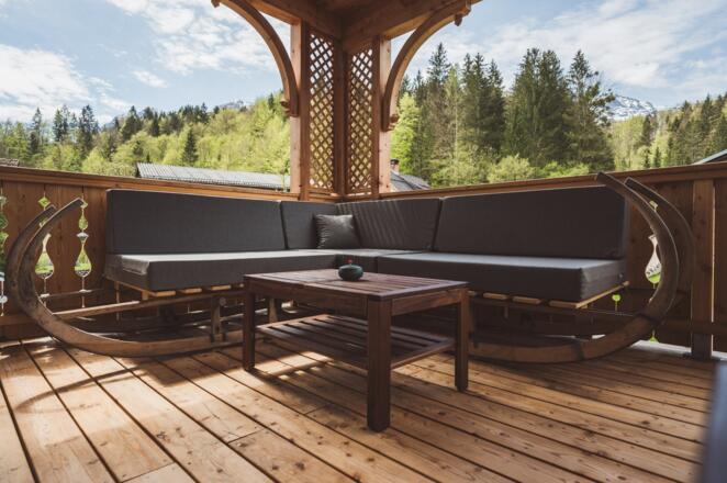 Villa Salzweg FeWo Musiker mit Pfeil