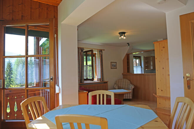 Schlafzimmer der Ferienwohnung Mandlkogel im Haus Wehrenfennig