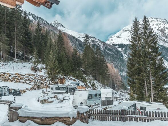 Wintercamping Natur Camping Kuprian Ötztal