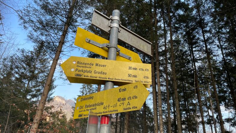 Rinnende Mauer Trail - Molln (kurz)