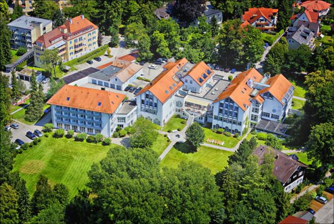 Hotel Sonnengarten Bad Wörishofen Luftbild seitlic
