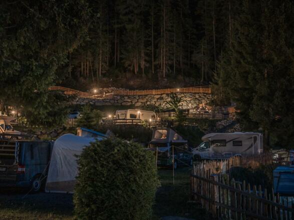 Nachtstimmung Natur Camping Kuprian Ötztal