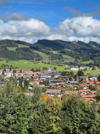 Blick vom Kapf über Oberstaufen