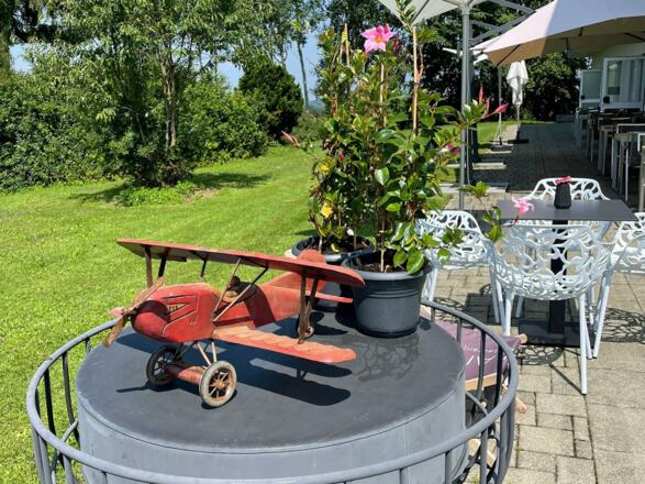 Landeplatz Salzkammergut Terrasse