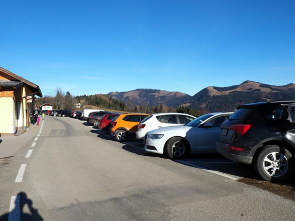 Parken, GH Zillreith 1116m