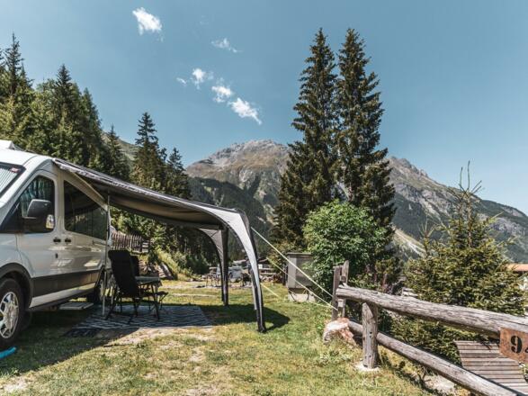 Panorama Stellplatz Natur Camping Kuprian Ötztal