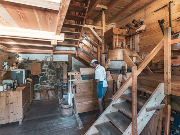 Mühle, Brotbacken Natur Camping Kuprian Ötztal