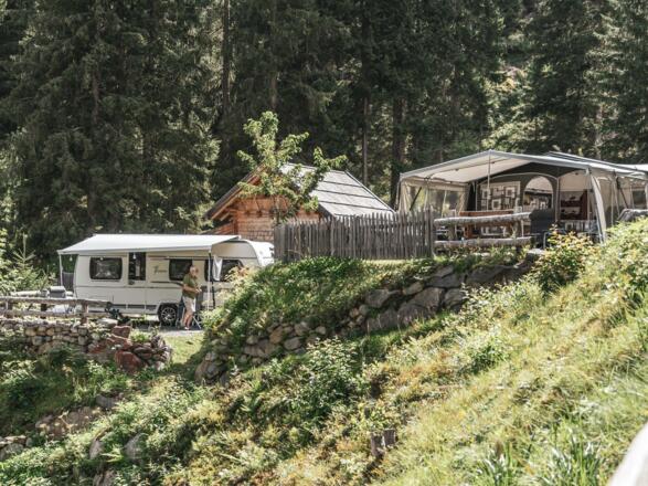 Platz mit Aussicht Natur Camping Kuprian Ötztal