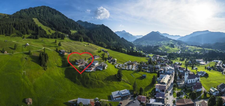 Die Lage vom Wiesengrund ist atemberaubend