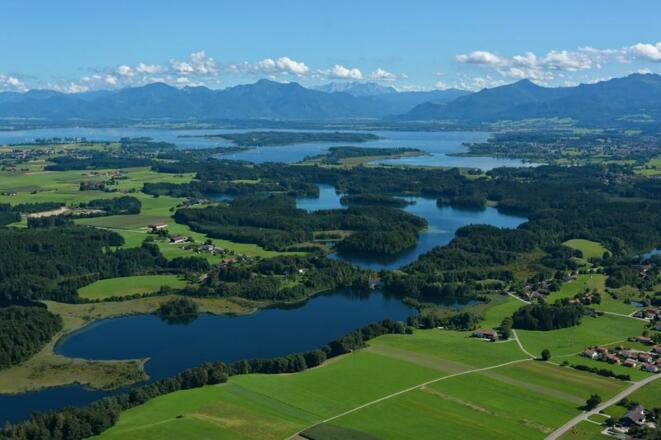 Der Schloßsee in der Eggstätt-Hemhofer Seenplatte