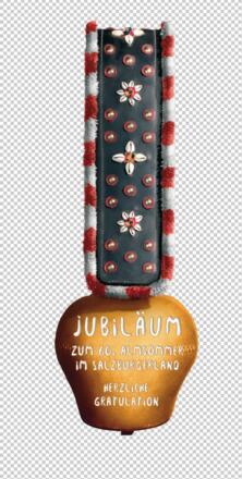 Jubiläumsglocke 60 Almsommer Kathi und Sepp Hutteg