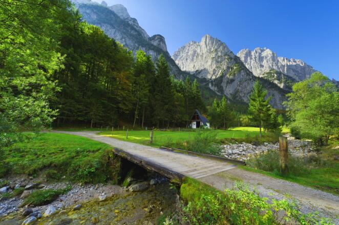 Kaiserbachtal beim Wilden Kaiser in St. Johann in Tirol
