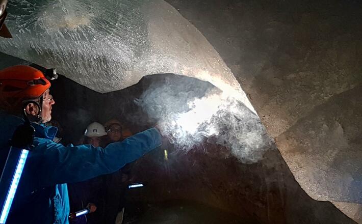 Führung in der Schellenberger Eishöhle