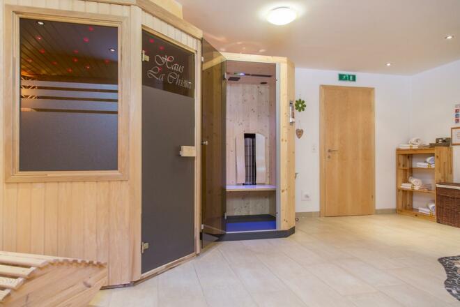 Sauna und Infrarotkabine