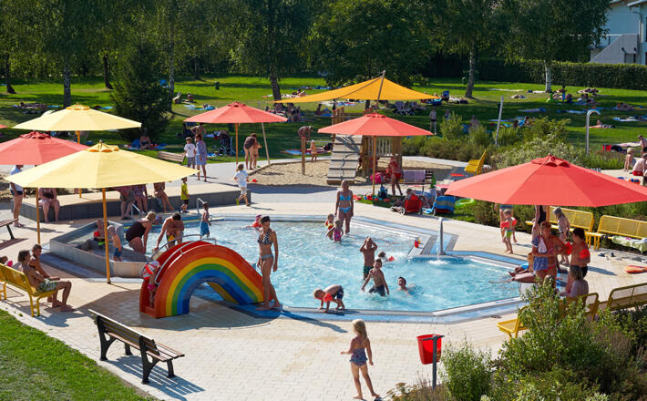 Beliebtes Freibad im Rupertiwinkel